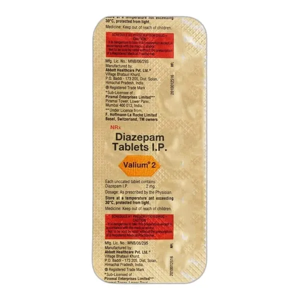 Diazepam 2mg